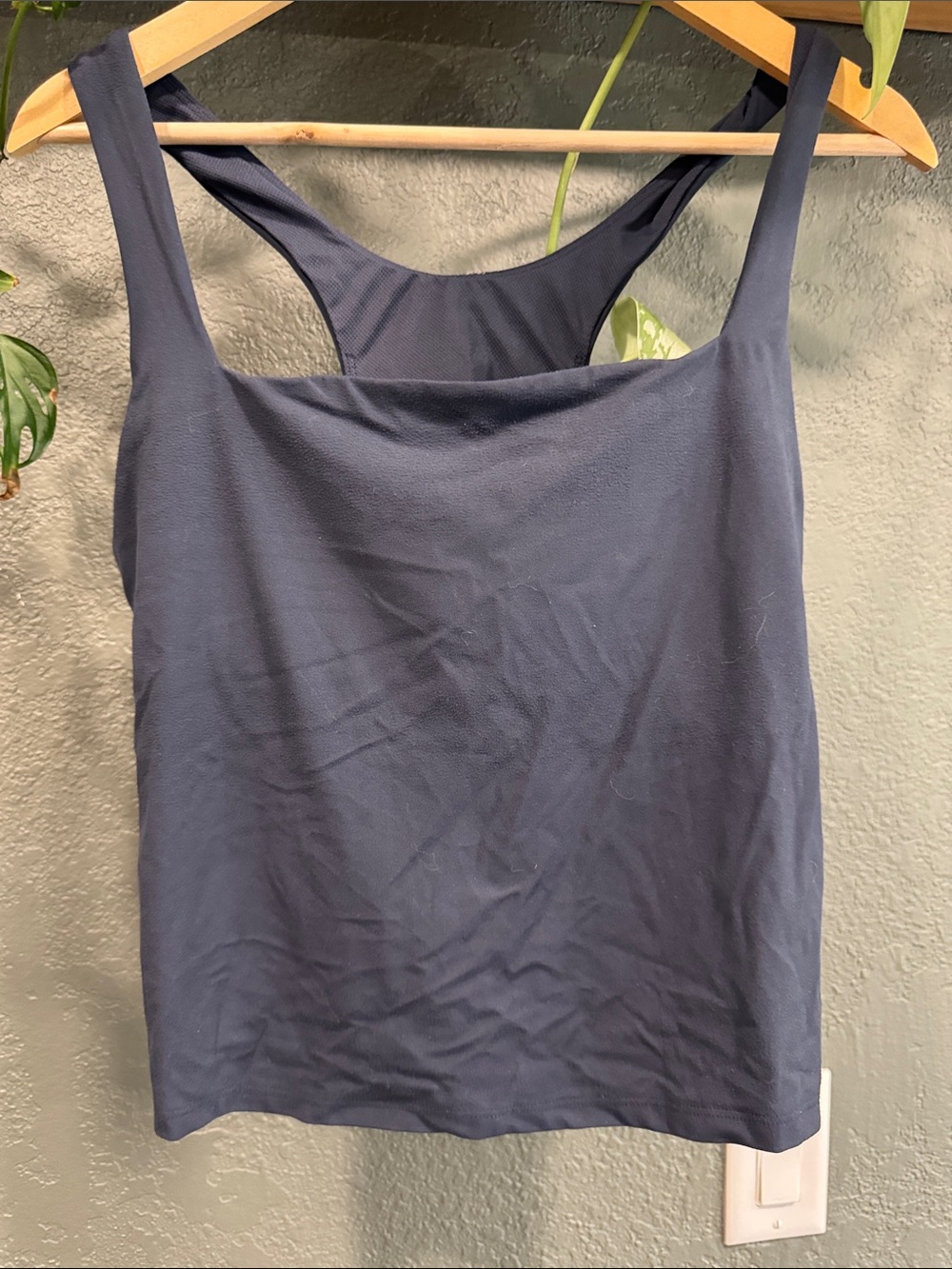 All in motion square neck tank